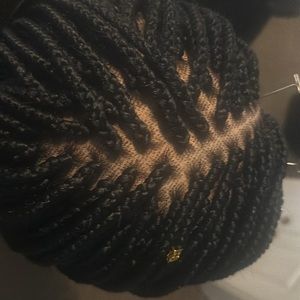 13x6 braided wig 28”